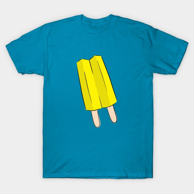 Yellow Popsicle T-Shirt by Jason Sharman